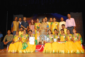 1st Prize winner- Ladies Category - Shree Bhavikadevi Mahila Bhajani Mandal, Diwadi